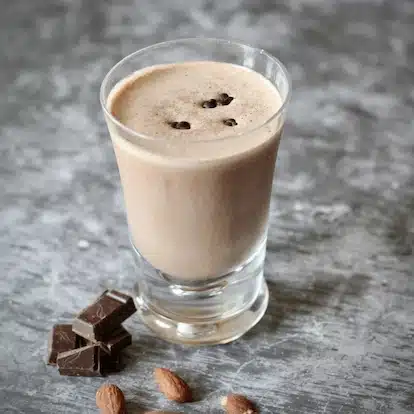 Cocoa almond protein shake